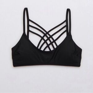 Aerie Scoop Strappy Bikini Swim Top M
